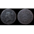1793 Half Cent, C-2, VF Details