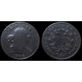 1802/0 Half Cent, C-2, VG+ Details