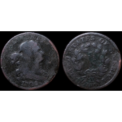 1802/0 Half Cent,  C-2, VG Details