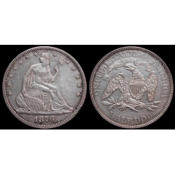 1879 Seated Liberty Half, Choice BU Details