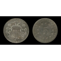 1883/2 Shield Nickel, Die #3, SEGS MS63