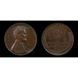 1944-D/S FS-021 Die#2 Lincoln Cent, Ch Brown UNC