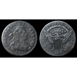1807 Early Bust Dime, JR-1, XF+ Details