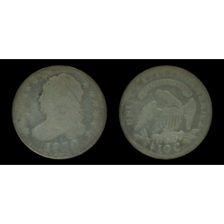 1820 Capped Bust Dime, JR-1 STATESOF, AG
