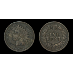 1908-S Indian Cent, VF Details
