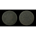 1796 Large Cent,  S-105 (R-5),  VG Details