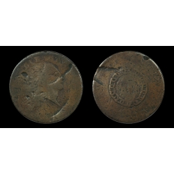 1793 Large Cent, Chain, S-3, VG Details