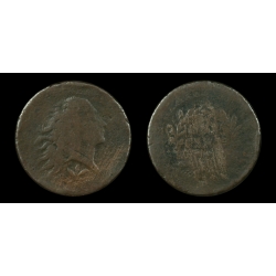 1793 Large Cent, Wreath S-9, G+ Details