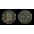 1819 Bust Quarter, B-4, G