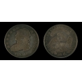 1820 Bust Quarter, B-1, G Details