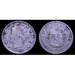 1886 Liberty Nickel, VF Details