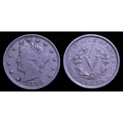 1888 Liberty Nickel, Nice VF+