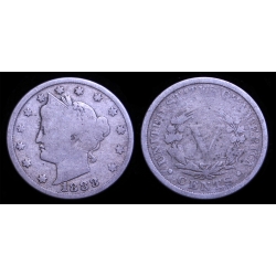 1888 Liberty Nickel, Nice VG