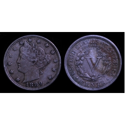 1889 Liberty Nickel, XF Details
