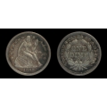1858-O Seated Liberty Dime, XF/AU Details