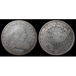 1799 Draped Bust Dollar, BB-157/B-5, Fine Details