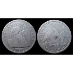 1840 Seated Liberty Dollar, G/VG