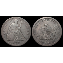 1846-O Seated Liberty Dollar, Original VF+