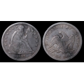 1846-O Seated Liberty Dollar, XF+