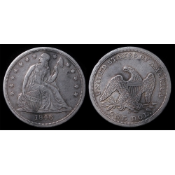 1846-O Seated Liberty Dollar, XF+