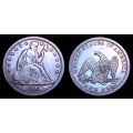 1848 Seated Liberty Dollar, AU+ Details