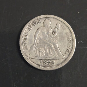 1872-CC Seated Dime