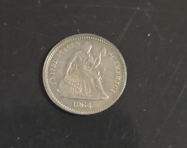 1864 Seated Half Dime