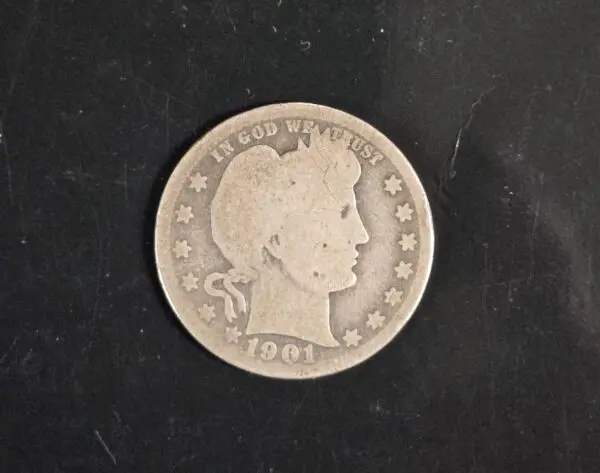 1901-S Barber Quarter