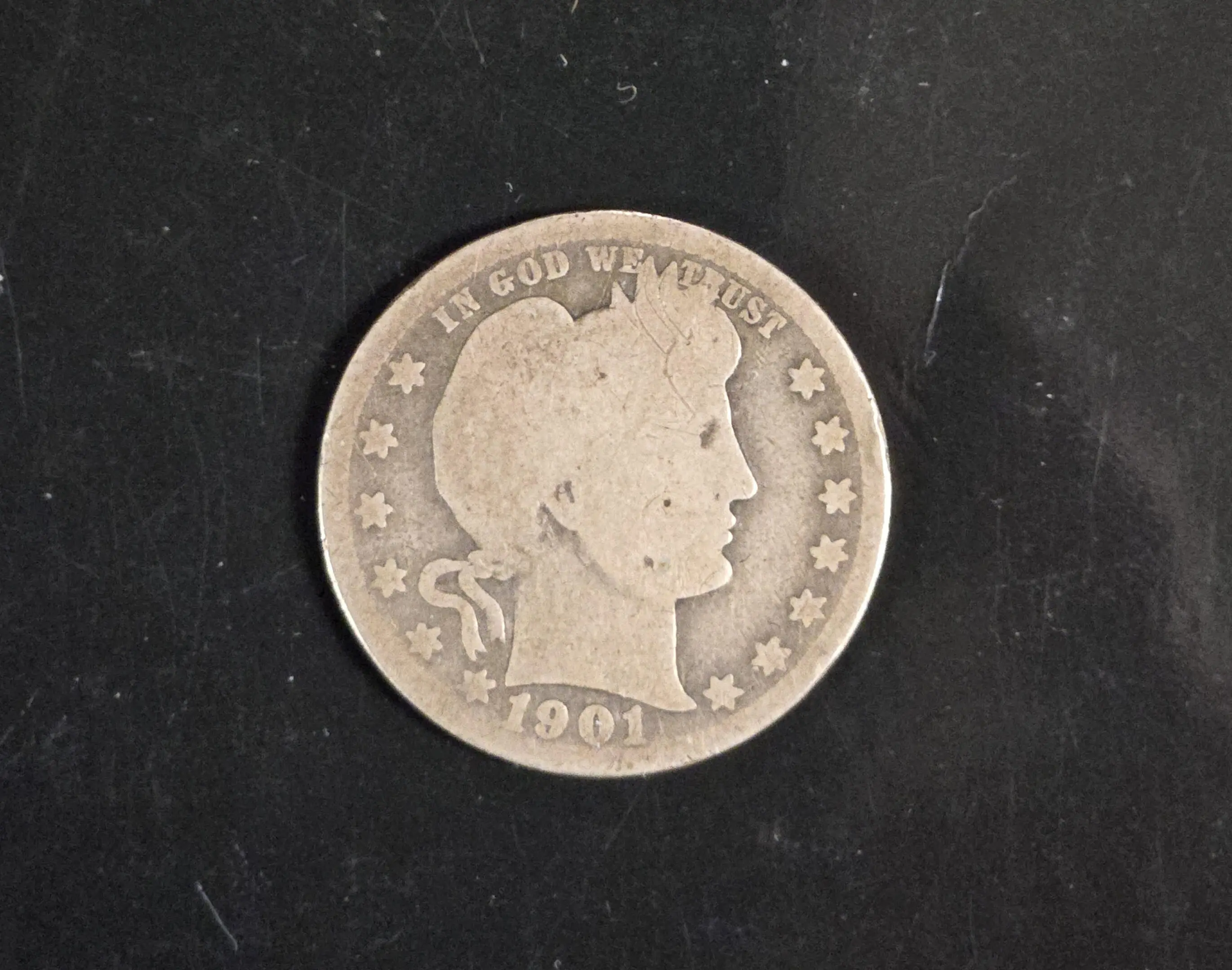 1901-S Barber Quarter